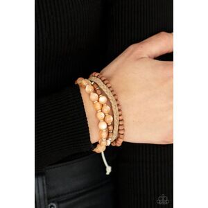 Down Homespun Orange Bracelet (222)